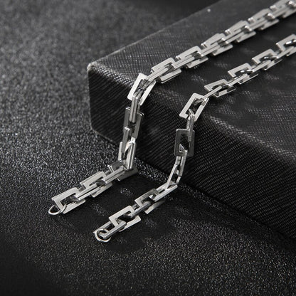 Modern Square Link Chain Bracelet