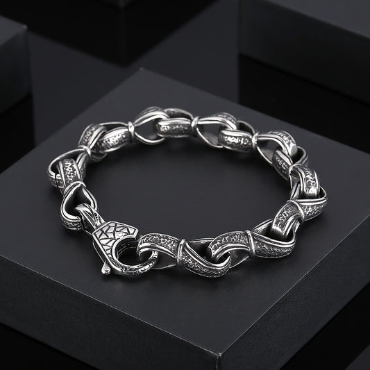 Ancient Warrior Hand-Roughed Bracelet