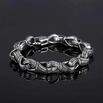 Ancient Warrior Hand-Roughed Bracelet