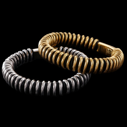 Spring Round Mens Bracelet with Magnet Clasp
