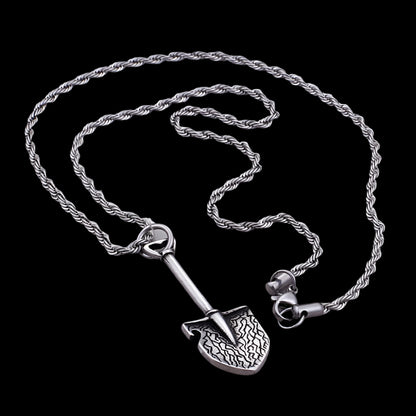 Tools of the Trade Steel Shovel Necklace