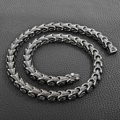 Viking Dragon Link Chain